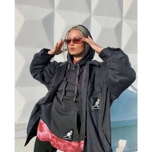 Kangol x H&M oversized shacket